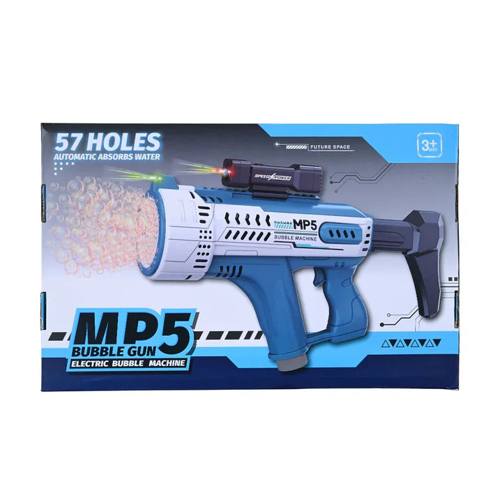 57-Hole Automatic Bubble Gun with Water Absorption