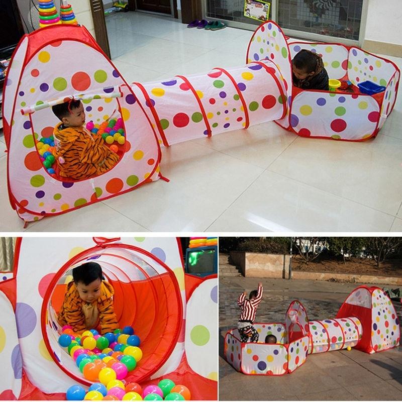 3 in 1 Foldable Tunnel Tent House