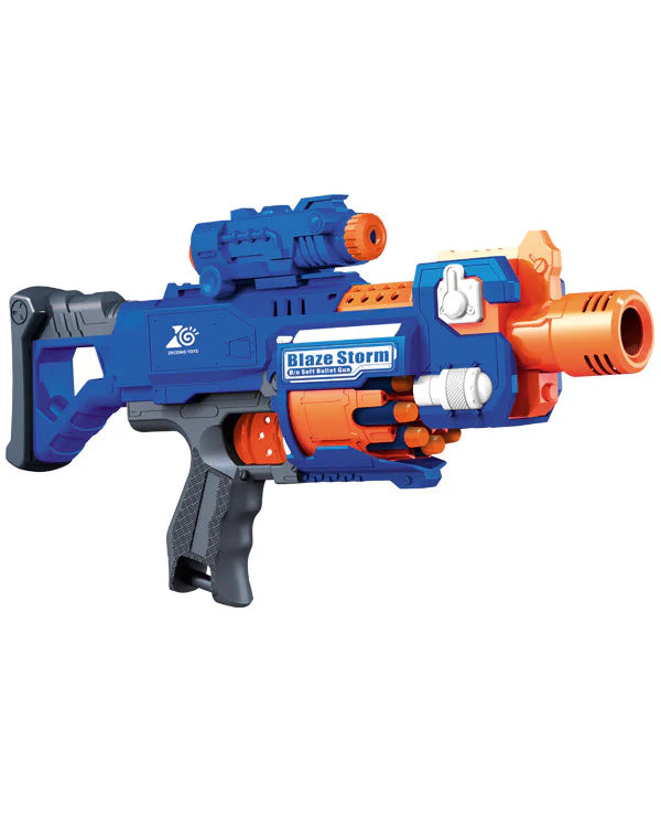 Blaze Storm Battery Operated Soft Dart Gun With 10 Pcs Soft Darts