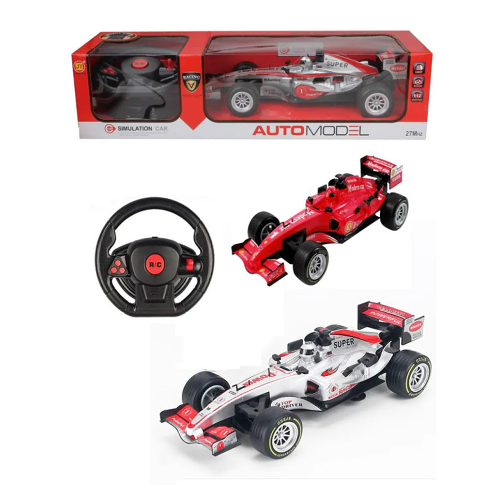 1:12 RC F1 Racing Car - Electric Simulator with Remote Controller