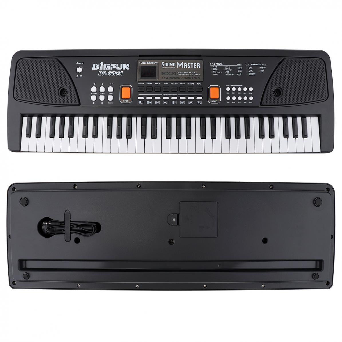 Electronic Organ 49 / 61 Keys Electronic Keyboard Piano Digital Music Key Board with Microphone