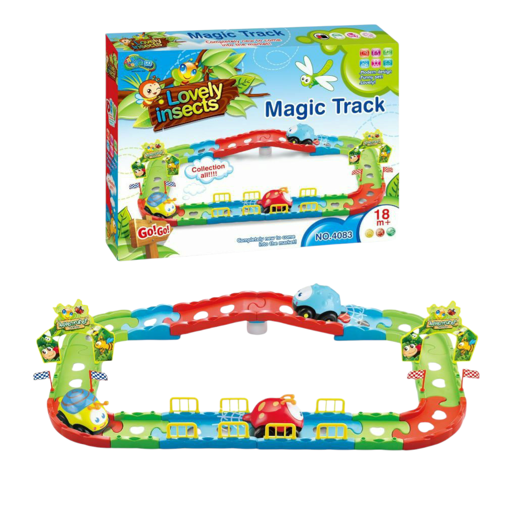 Lovely Insects Magic Track Racing Set
