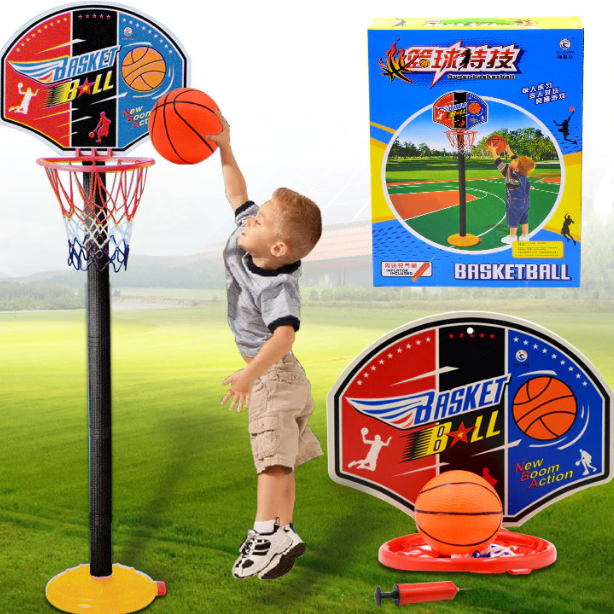 Kids Adjustable Basketball Hoop Set with Ball – Indoor & Outdoor Play (15 cm Hoop)