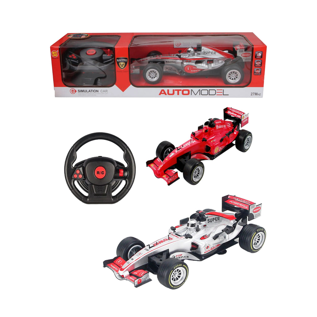 1:12 RC F1 Racing Car - Electric Simulator with Remote Controller