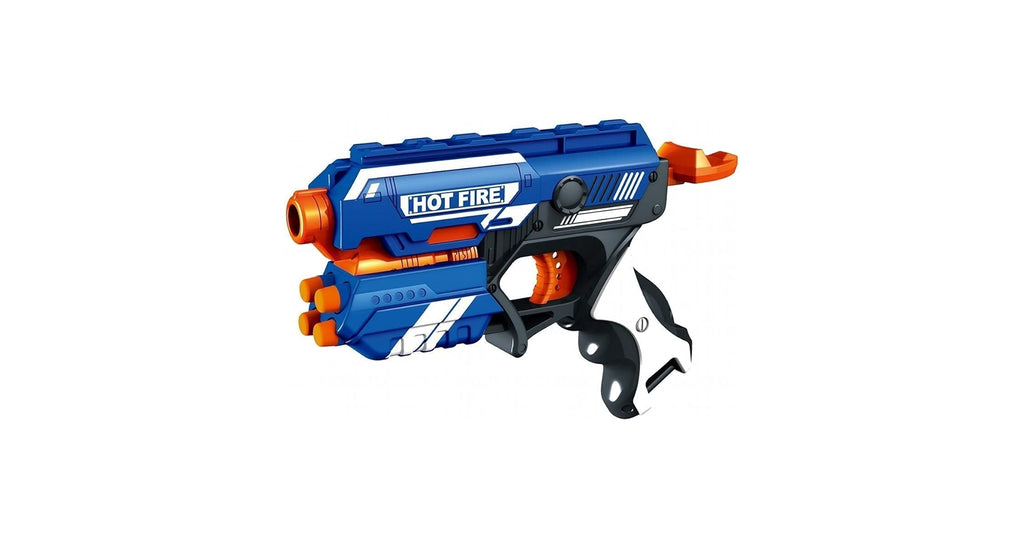 Blaze Storm Manual Soft Bullet Gun – 10 Foam Darts