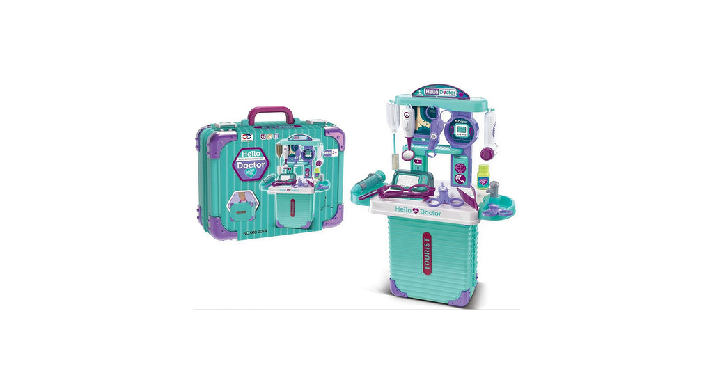 Kids Doctor Trolley Play Set – Medical Suitcase & Hospital Role Play Toy