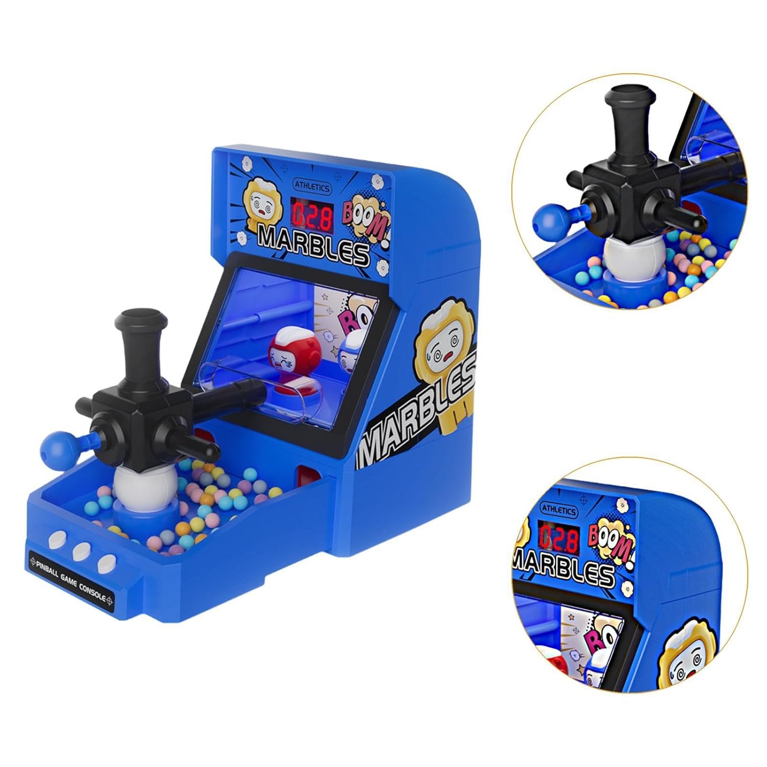 Mini Tabletop Pinball Game with Electronic Score Counter