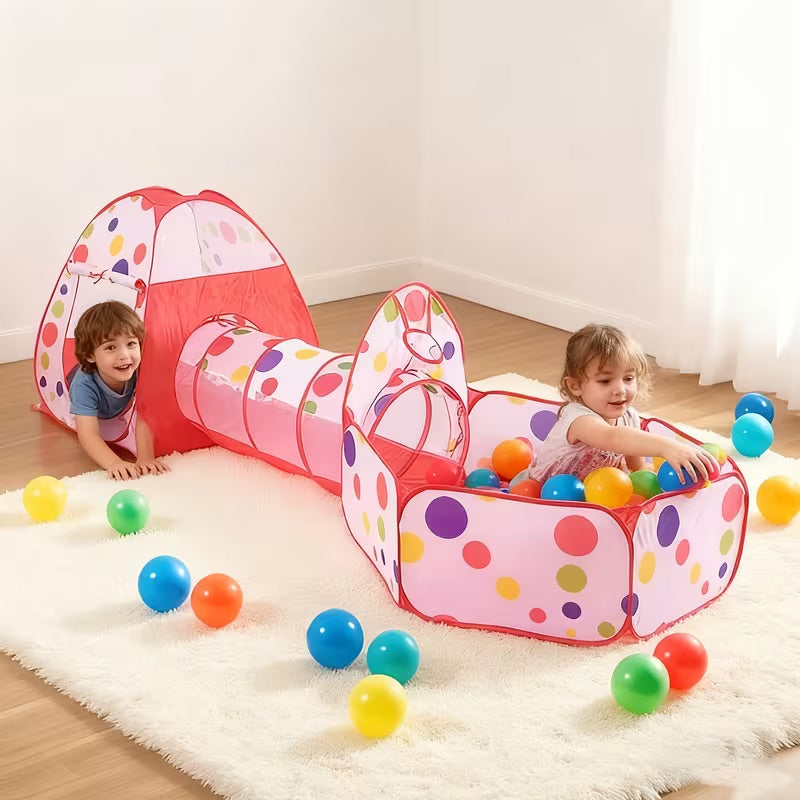 3 in 1 Foldable Tunnel Tent House