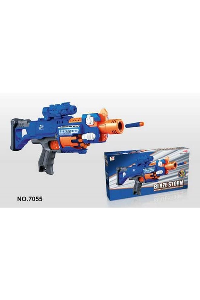 Blaze Storm Battery Operated Soft Dart Gun With 10 Pcs Soft Darts