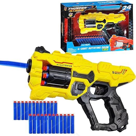 Thunder Strike Gun Toy - High Speed Soft Bullet Gun