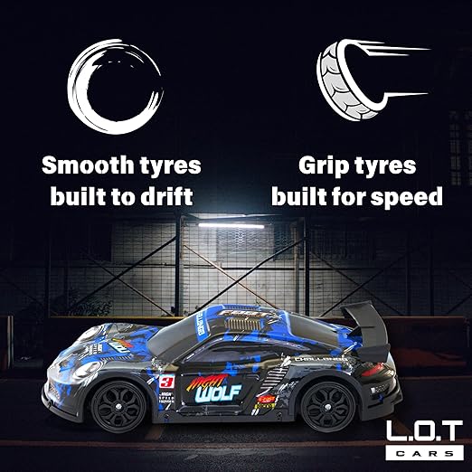 RC Drift Car with Racing & Drift Tires – 2.4GHz Remote Control Car