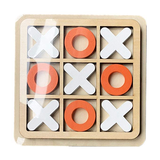 Tic Tac Toe Game Classic Mind Games for Kids Wooden