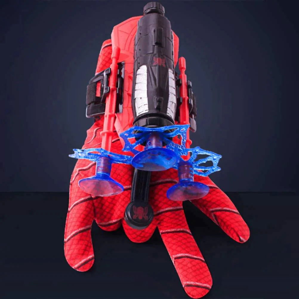 Spider-Man Web Shooter Glove Toy for Kids | Superhero Costume Launcher with Suction Webs