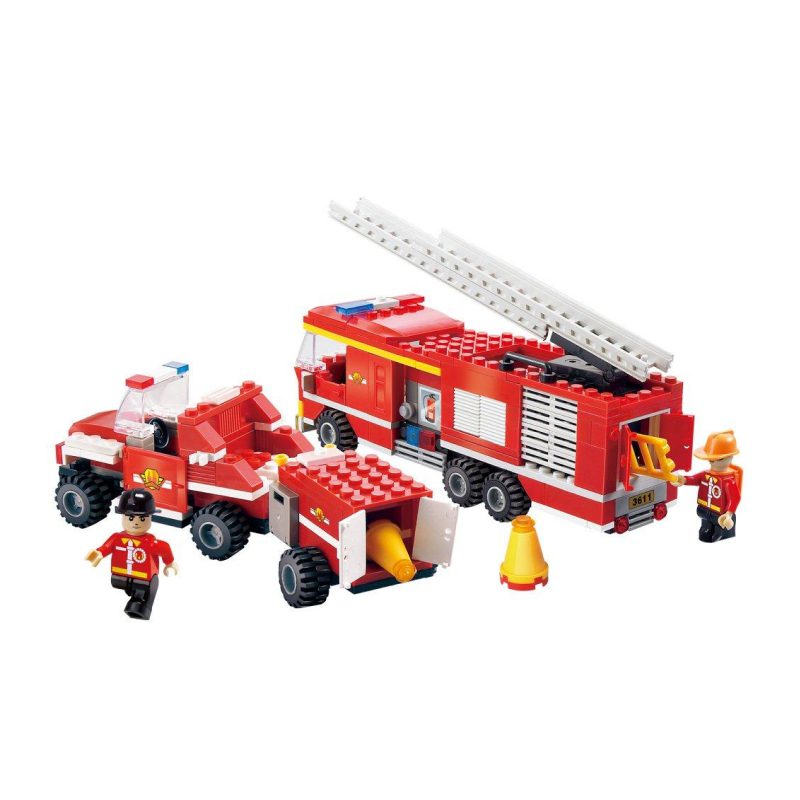 Fire Rescue Building Blocks Set