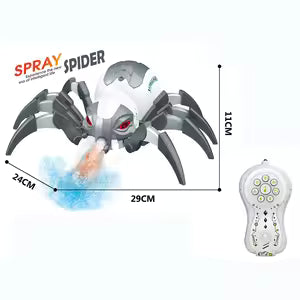 Infrared Remote Control Spider toy with spray function
