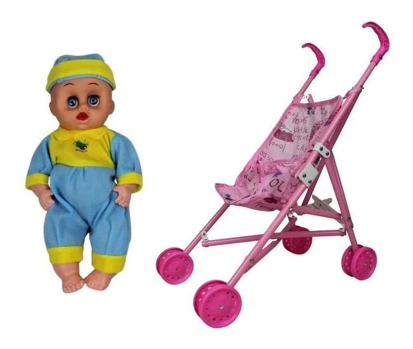 Children's Baby Doll folding stroller
