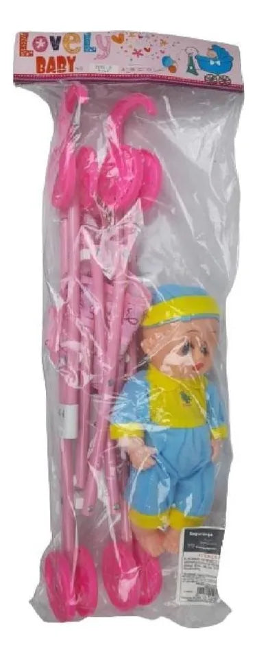 Children's Baby Doll folding stroller