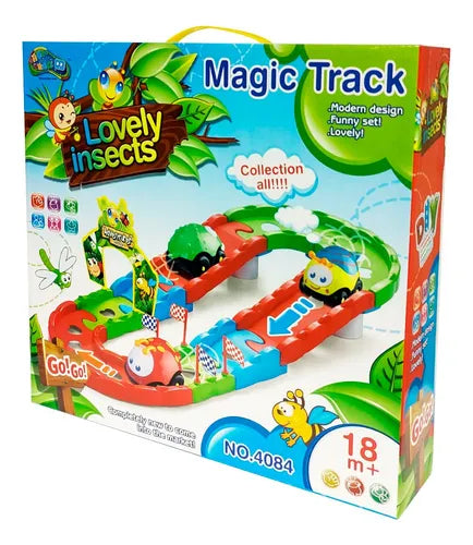 Lovely Insects Magic Track Racing Set