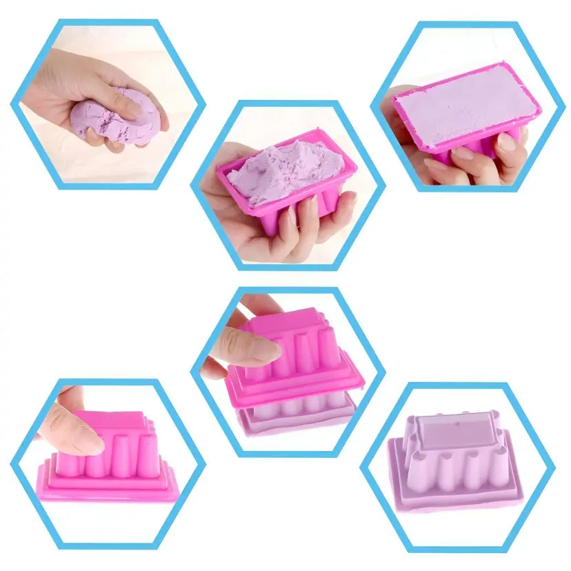 Sand Spirit Play Table – Castle Theme Sensory Play Set (21 Pieces)