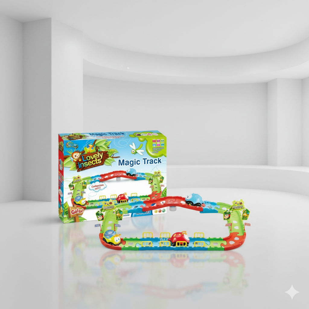 Lovely Insects Magic Track Racing Set