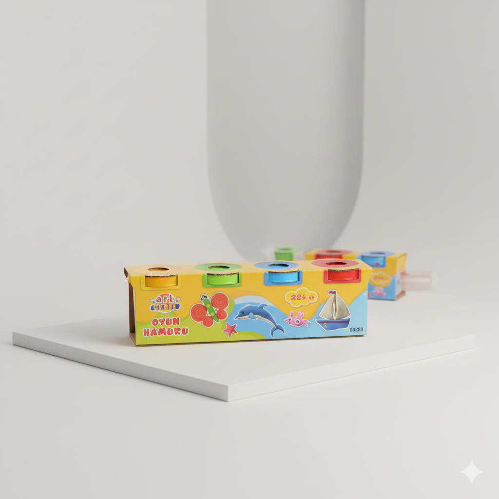 4-Piece Creative Dough Set – Fun Modeling Clay Kit for Kids (T.Box)