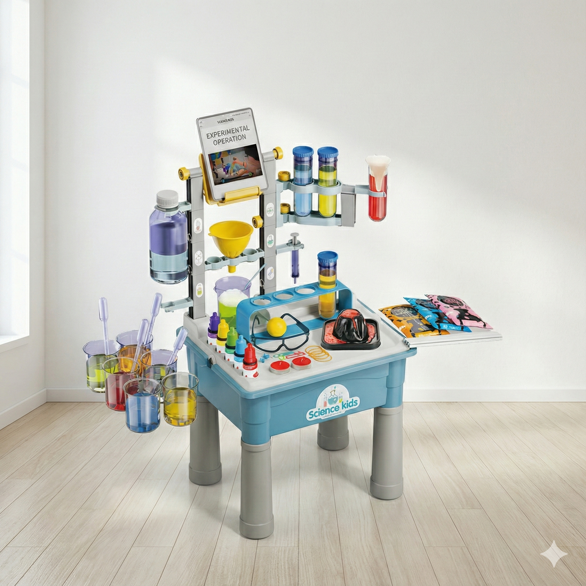 Kids Science Laboratory STEM Toy – Educational Experiment Table Kit