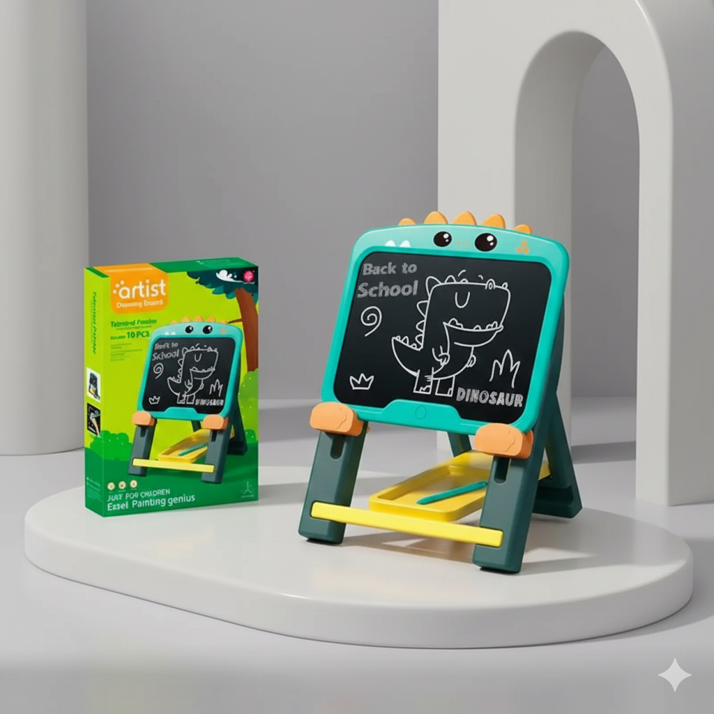 Kids Drawing Board with Light – Includes 1× CR2025 Battery, Packed in Box