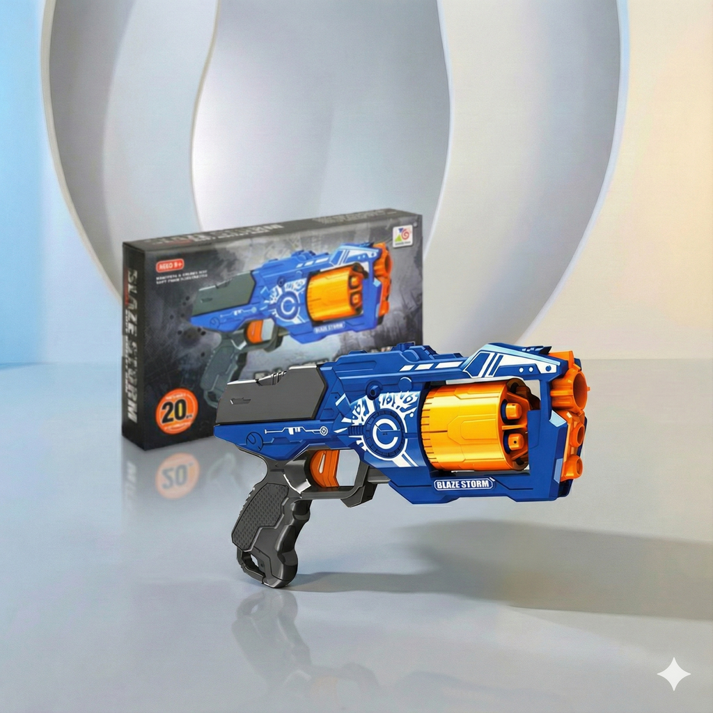 Blaze Storm Foam Dart Gun – Soft Bullet Toy
