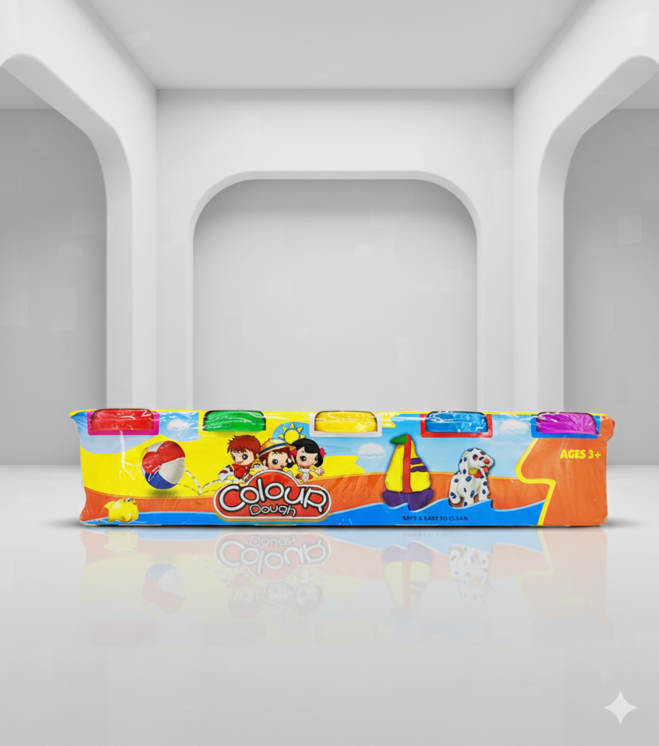 5 Colour Dough Clay Set
