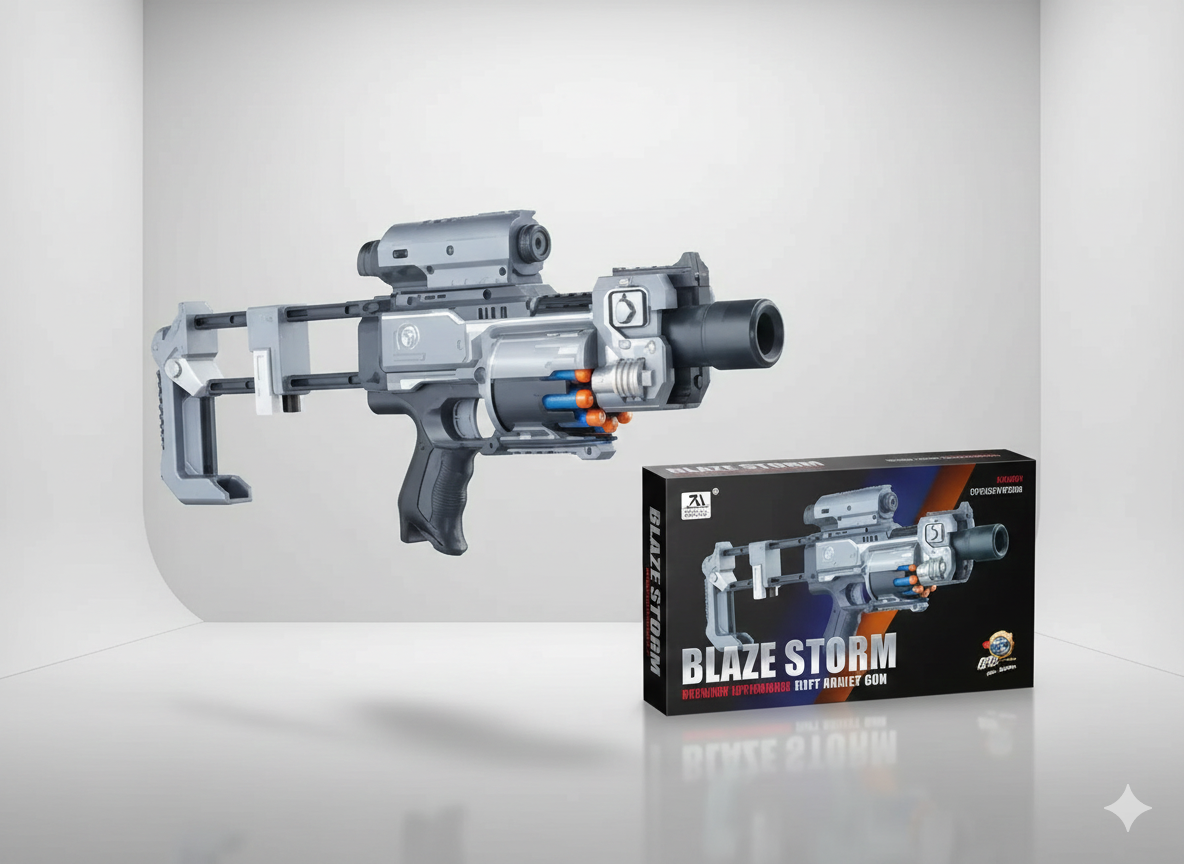 Blaze Storm Battery Operated Soft Bullet Gun
