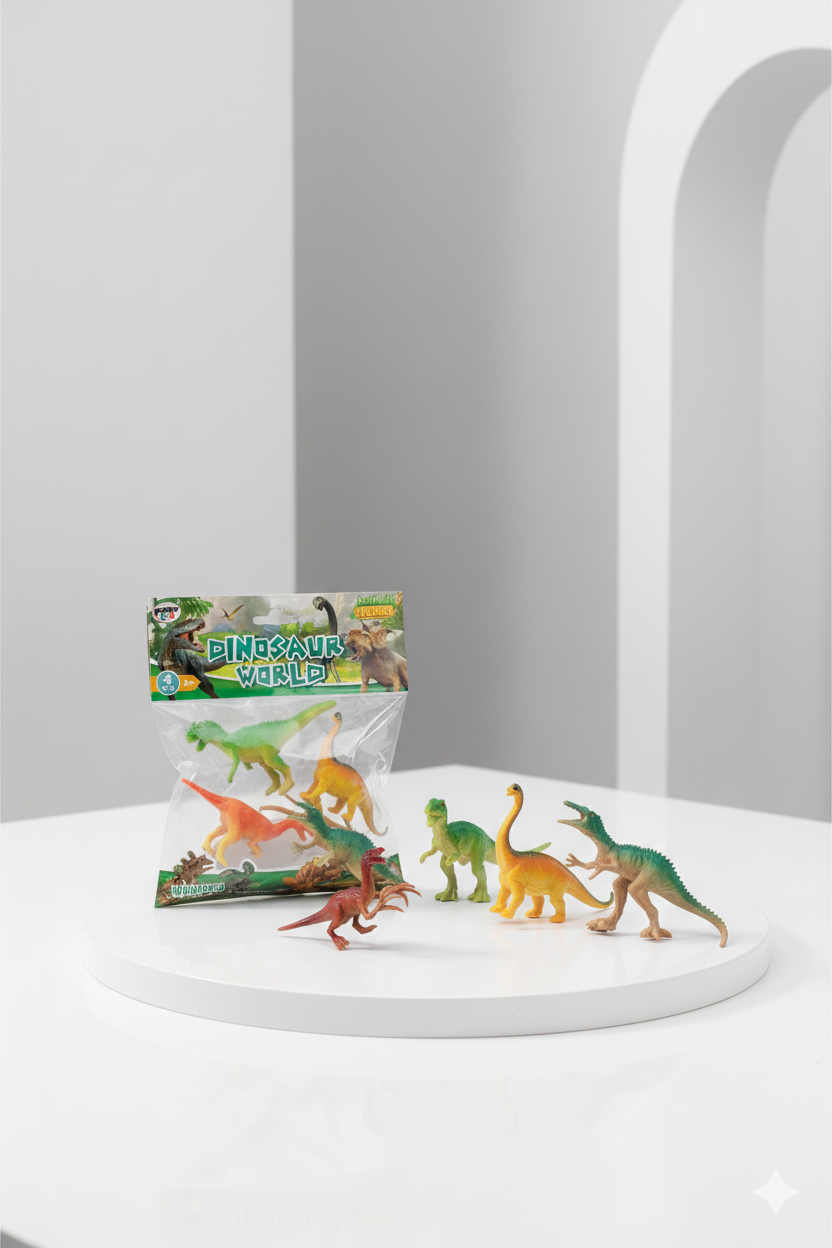 Animal World Dinosaur 6 Inches 5 PCS