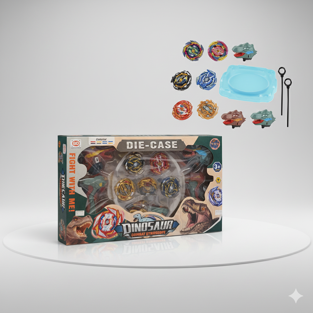 Stanley & Dawn Bey Battle Dino Gyro Toy Set