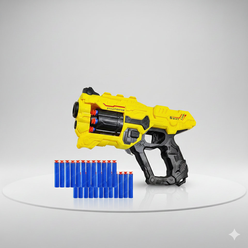 Thunder Strike Gun Toy - High Speed Soft Bullet Gun