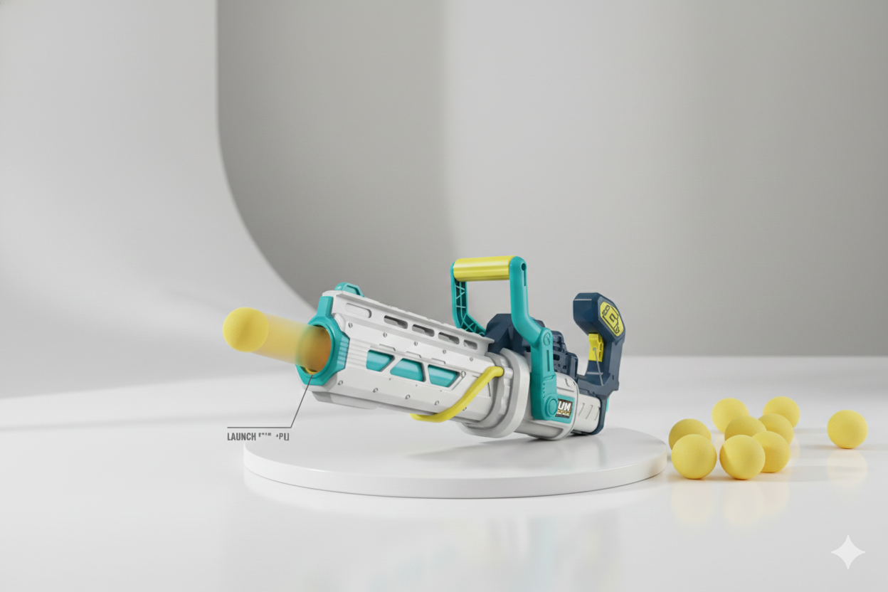 Kids Soft Bullet Gun Toy Bobo Ball Multifunctional EVA for Boys