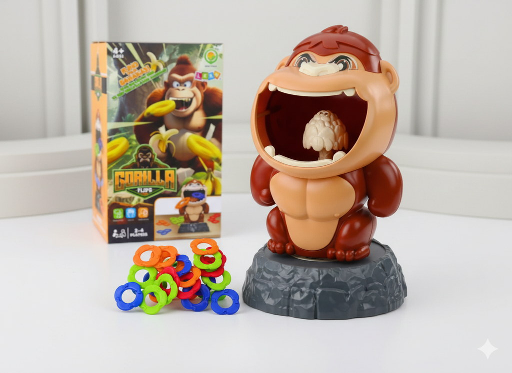 Battery-Operated Gorilla Game with Light & Action
