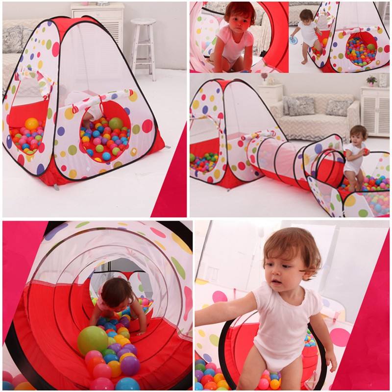 3 in 1 Foldable Tunnel Tent House