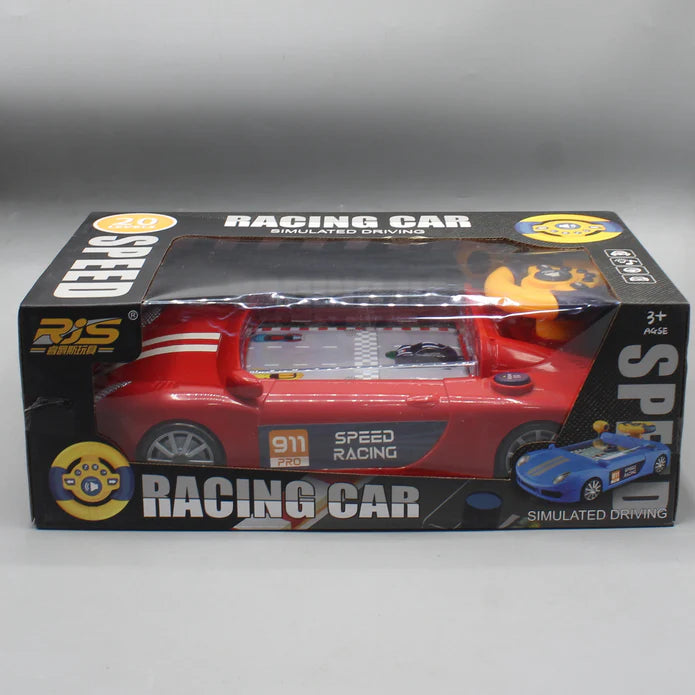 Steering Wheel Racing Car Game with Lights & Music