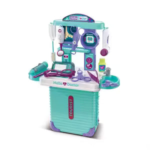 Kids Doctor Trolley Play Set – Medical Suitcase & Hospital Role Play Toy
