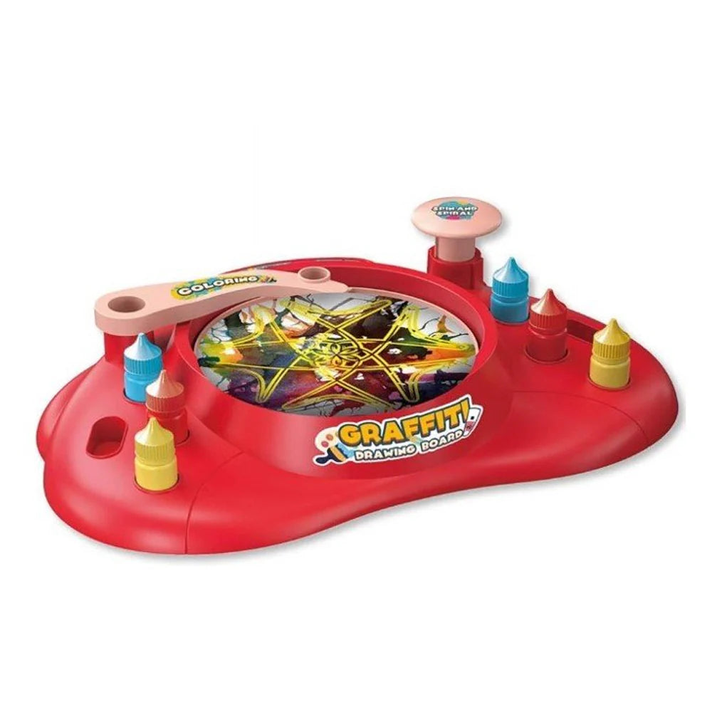 My First Drawing Board for Kids – Spin Art Painting Set