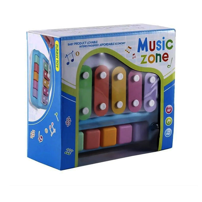 5-Keys Children’s Xylophone Toy – Musical Learning Instrument, 2 Colours Mix