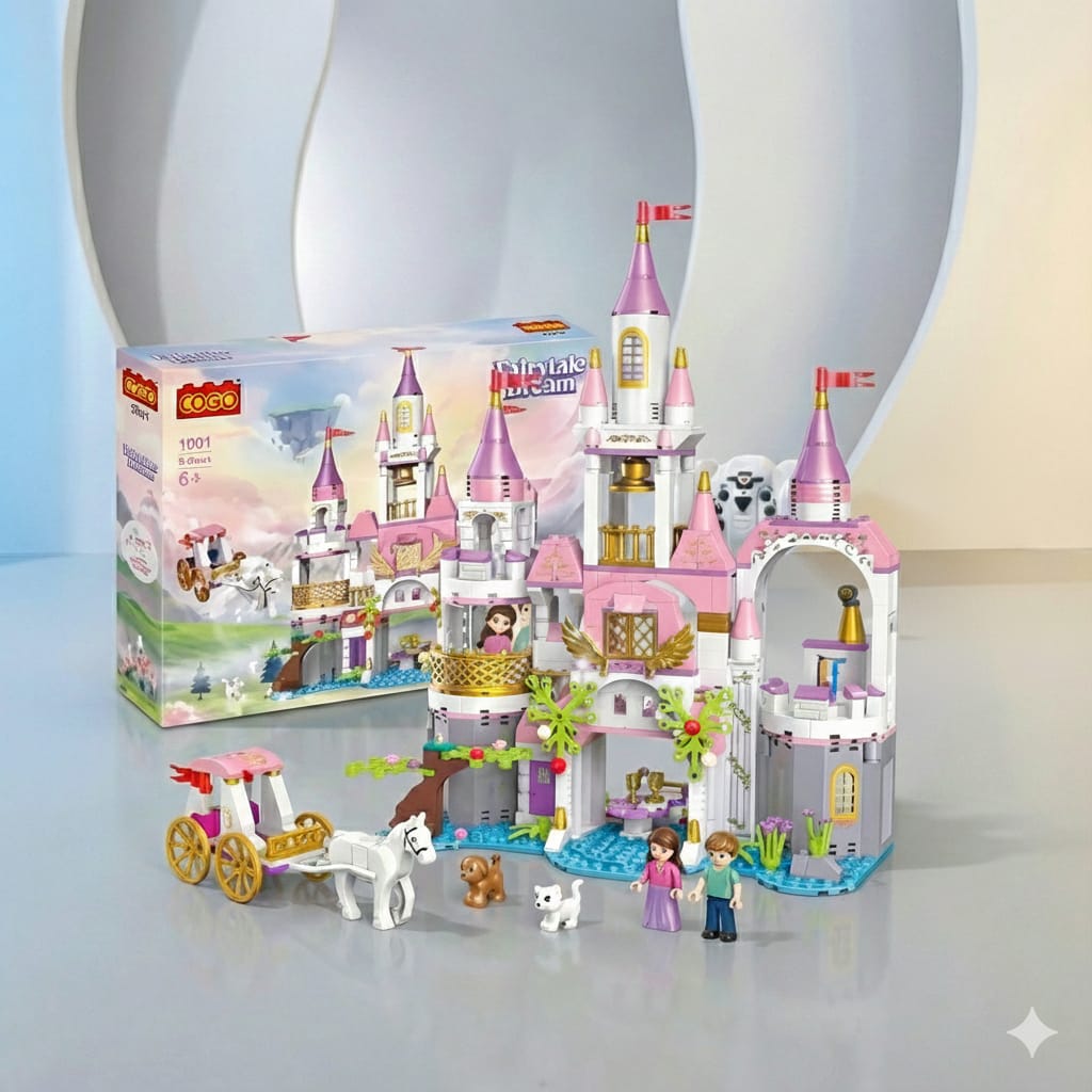 COGO Fairy Dream Castle Building Blocks 516 Pcs
