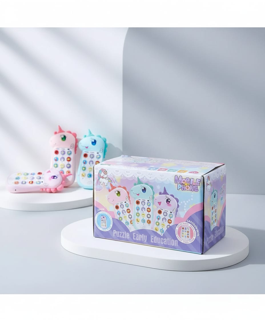 Puzzle Early Education Unicorn Mobile Phone, Lightweight, Improves Storytelling, Sparks Creativity