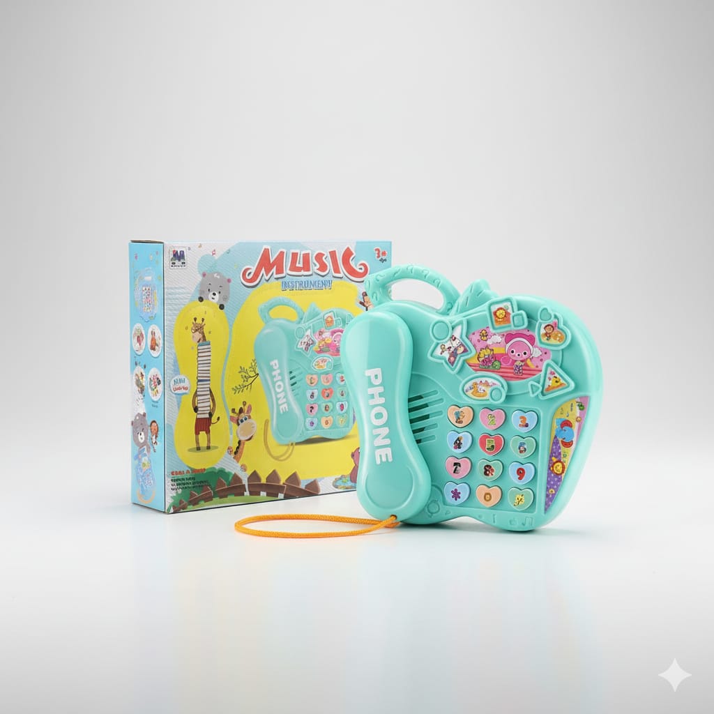 Good Friend Musical Melodies Telephone Toy For Kids (Cell Operated) Box packed