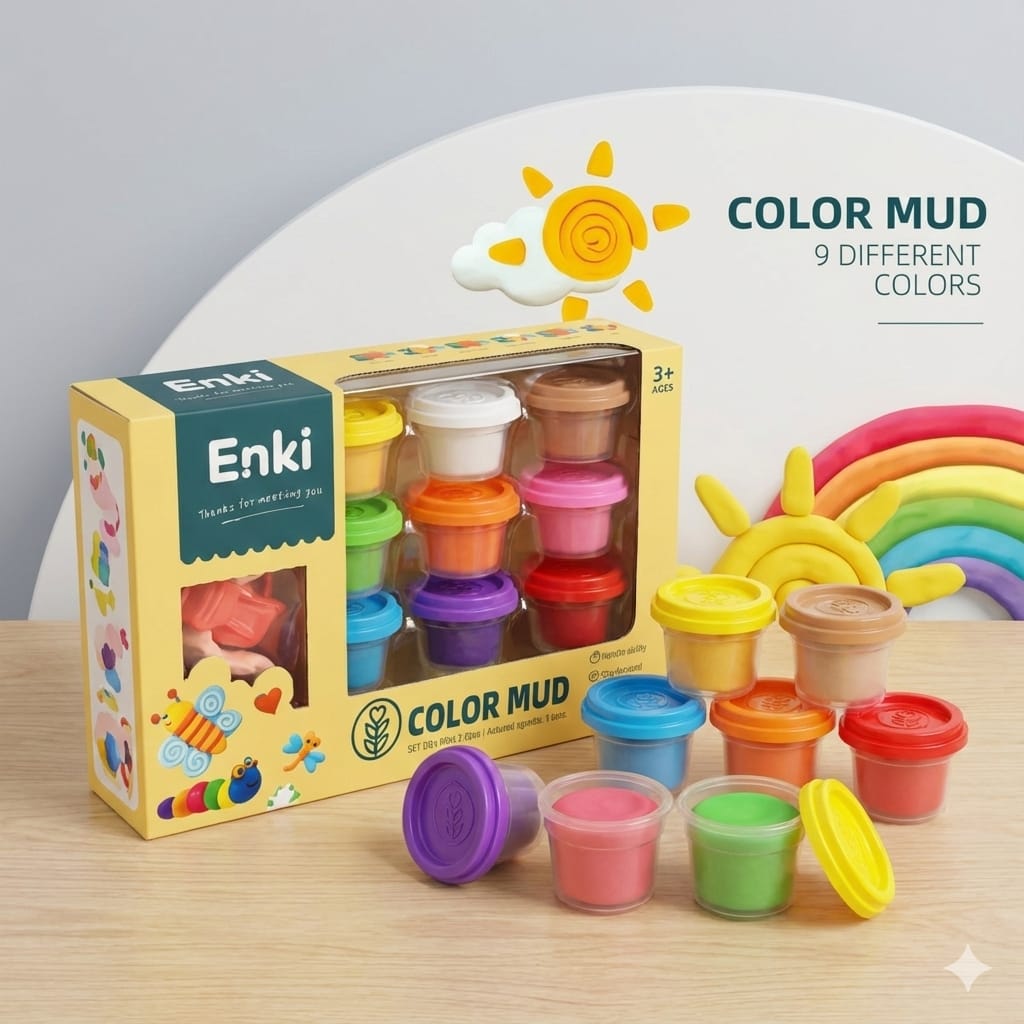 Rainbow Dough Play Set