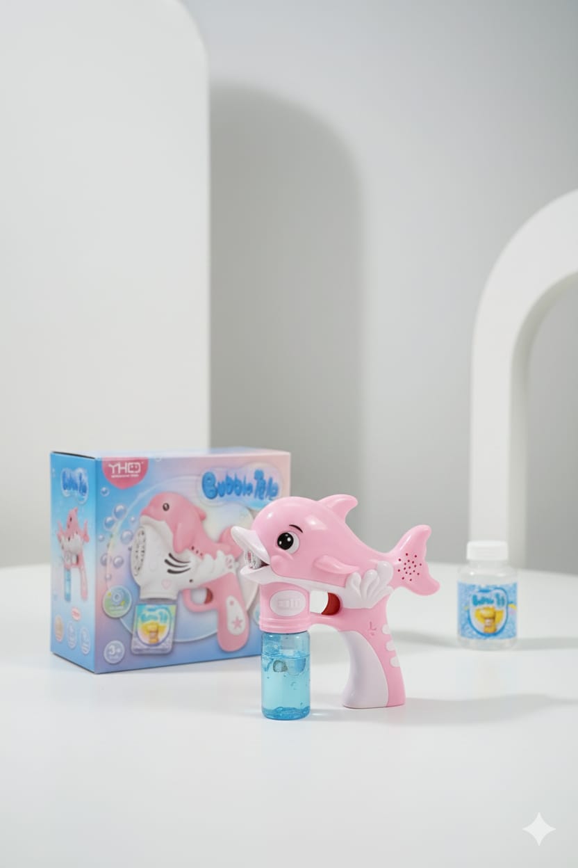 Dolphin Style Bubble Gun For Kids