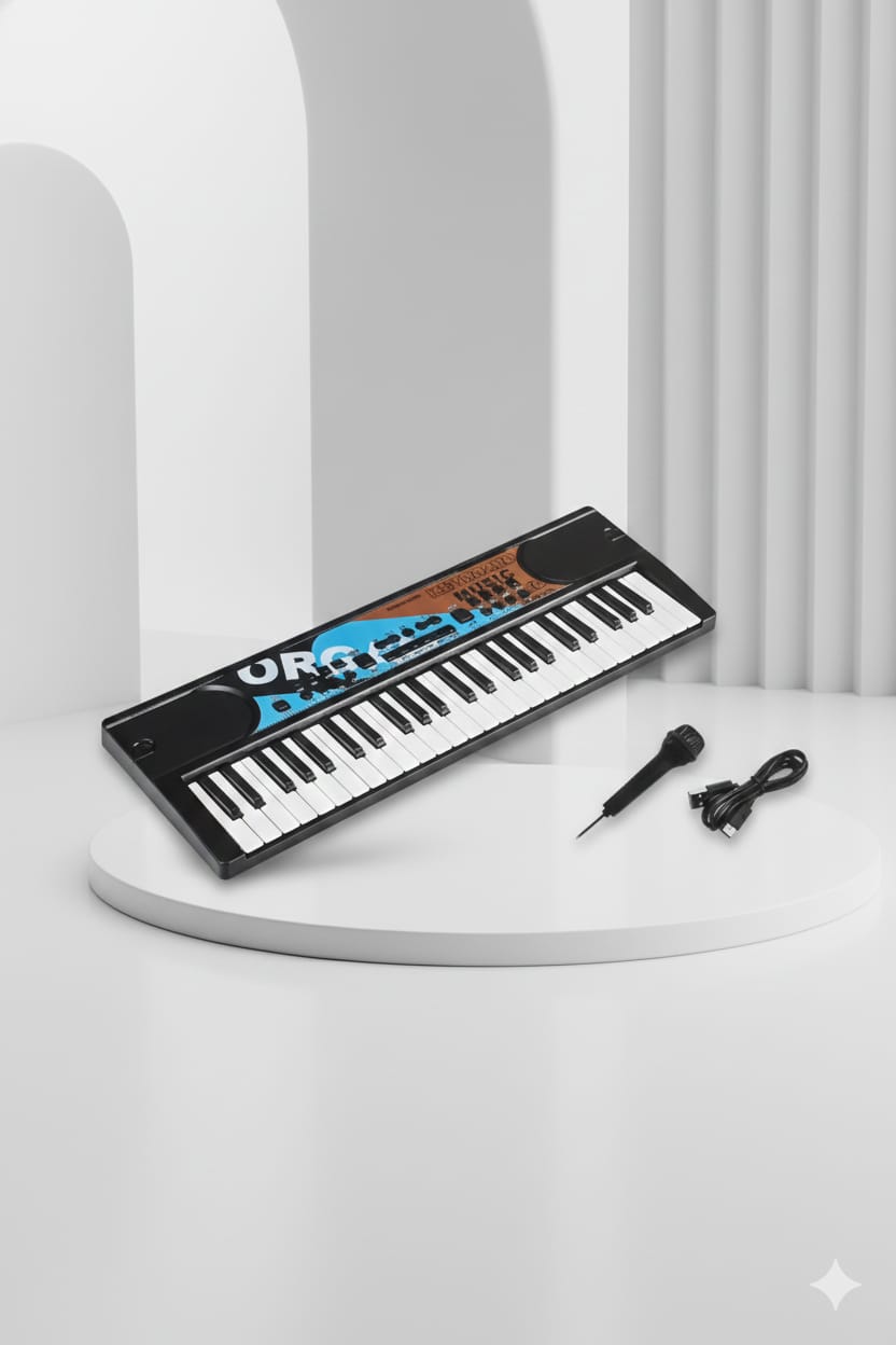 49 Keys Portable Electric Keyboard Piano with 8 Rhythms, 8 Tones & 10 Demos
