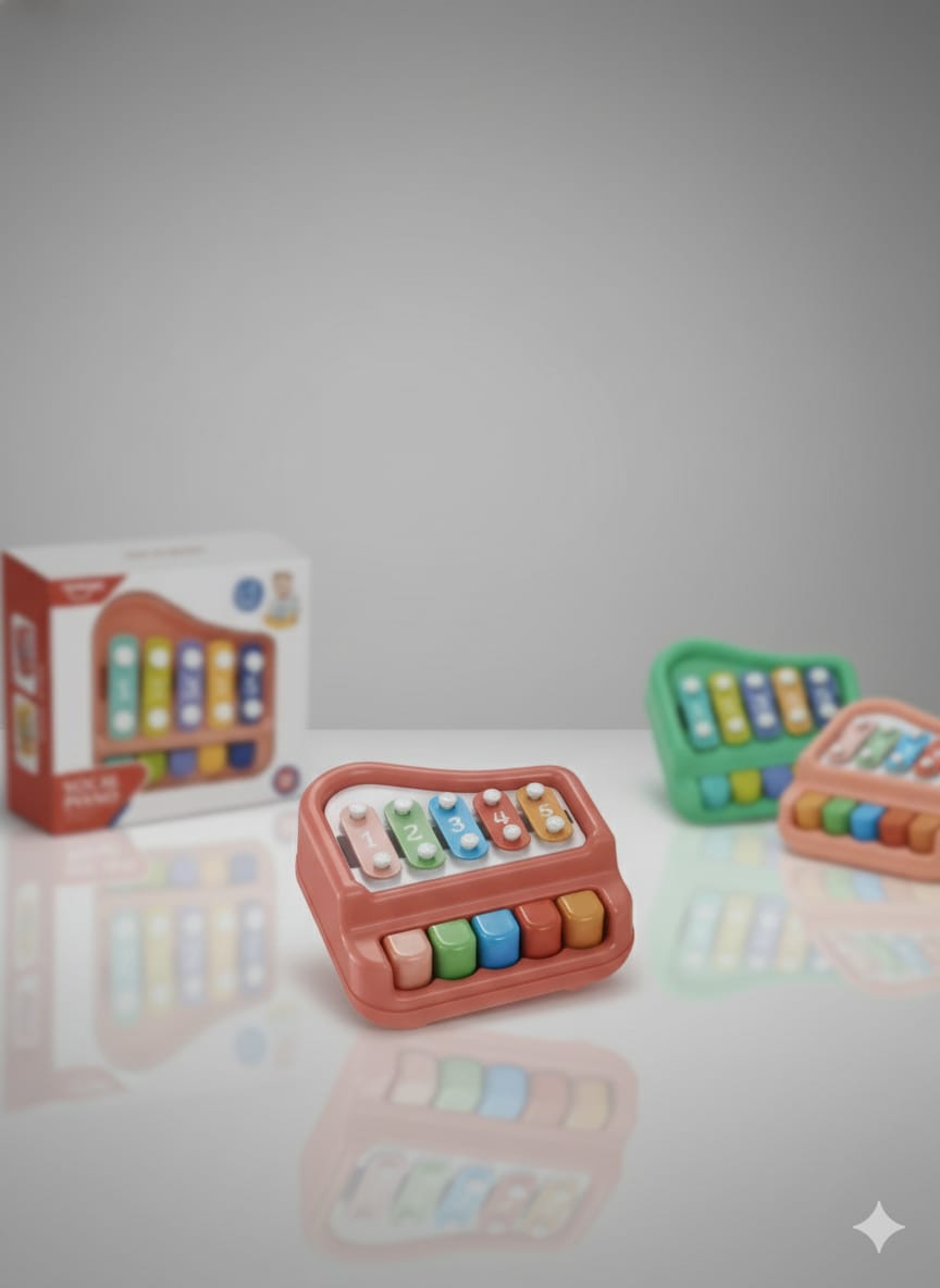 5-Keys Children’s Xylophone Toy – Musical Learning Instrument, 2 Colours Mix