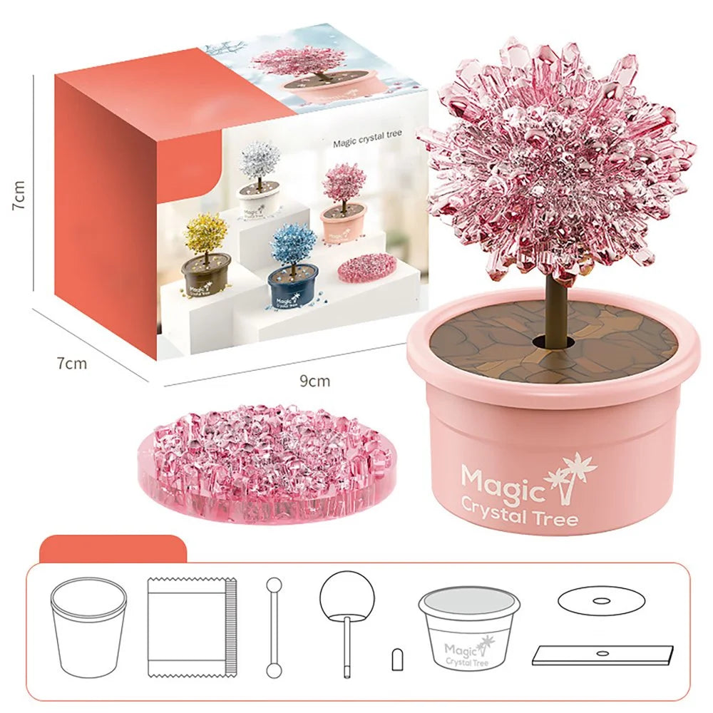 STEM Toy Educational Crystal Growing Tree Science Experiment Kit for Kids