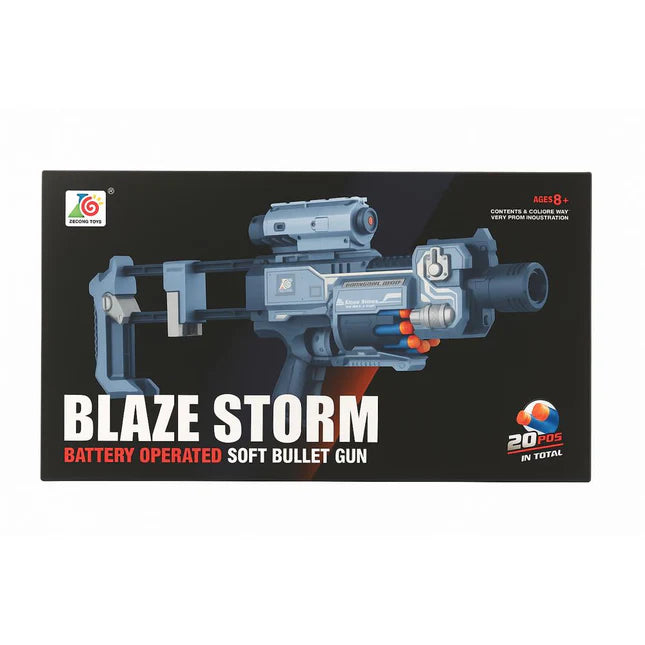 Blaze Storm Battery Operated Soft Bullet Gun