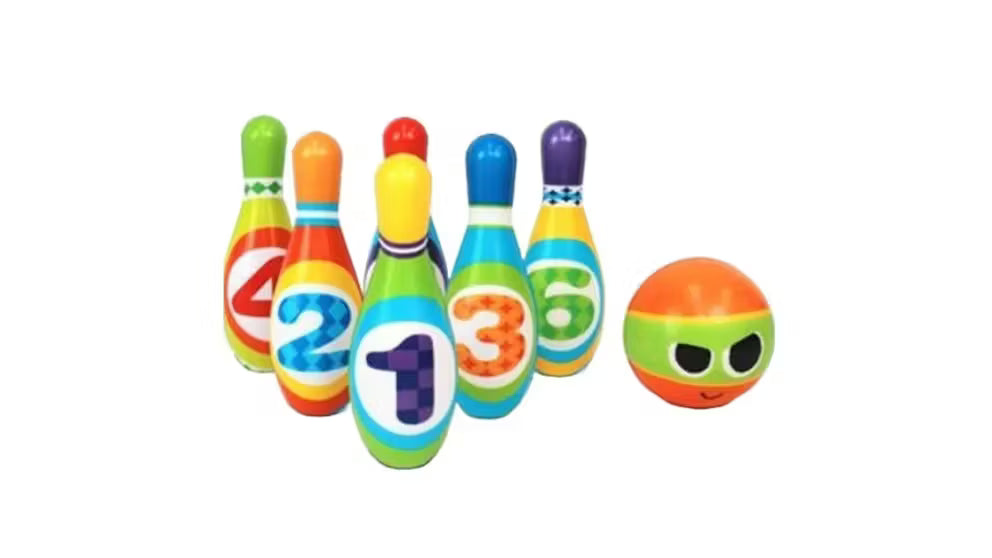 Bowling Play 6 Number and Ball Interactive Toy
